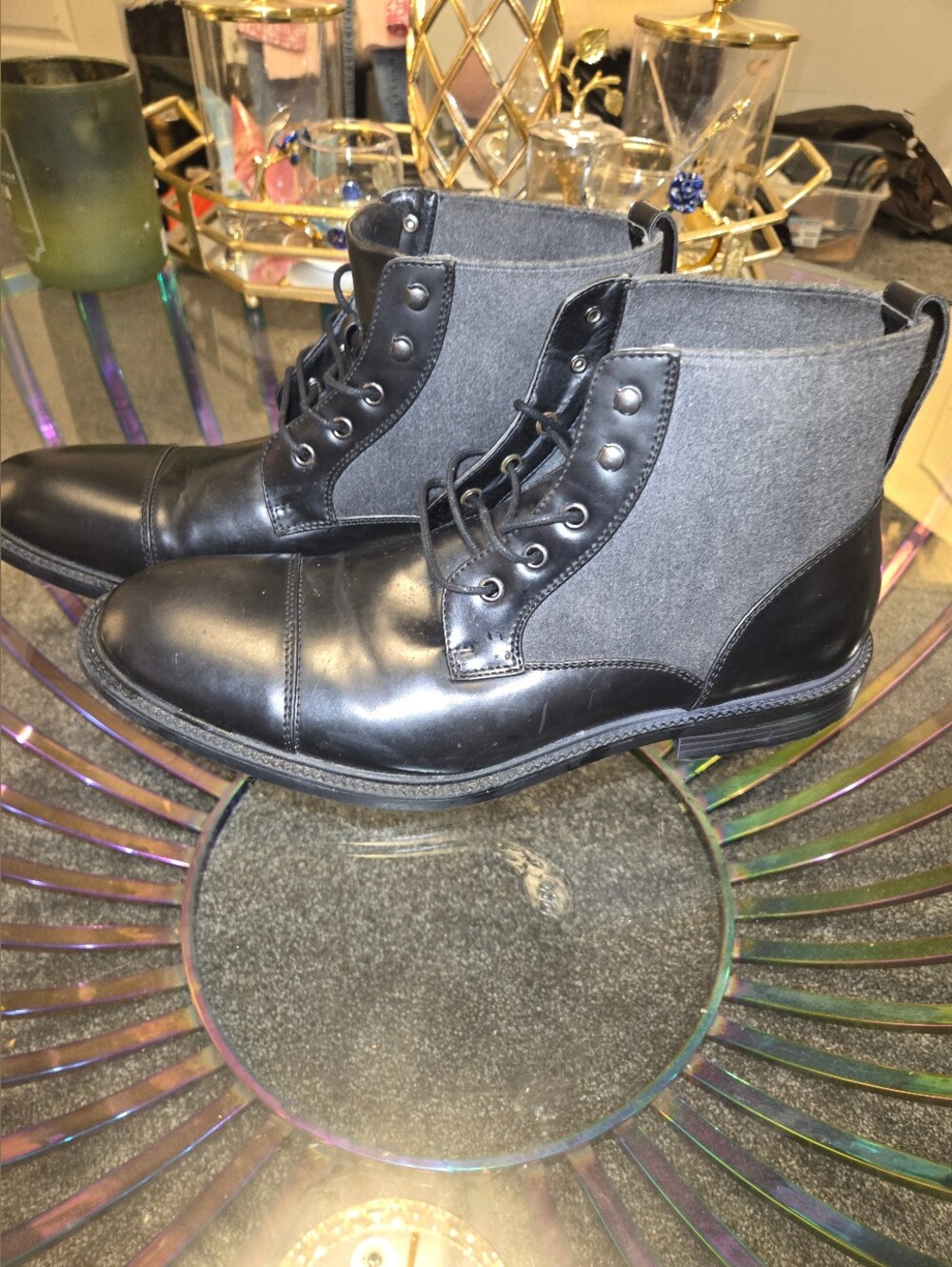 Kenneth Cole Unlisted Roll Boot Size 13 Men